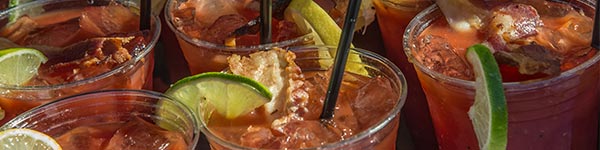 icy cups of bacon-infused cocktails