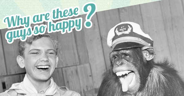 Why are these guys so happy?
