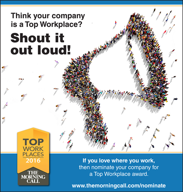 Nominate Your Company for a Top Workplace Award
