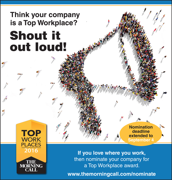 Nominate Your Company for a Top Workplace Award