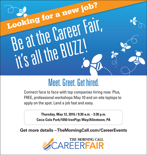 The Morning Call Career Fair - Thursday, May 12, 2016